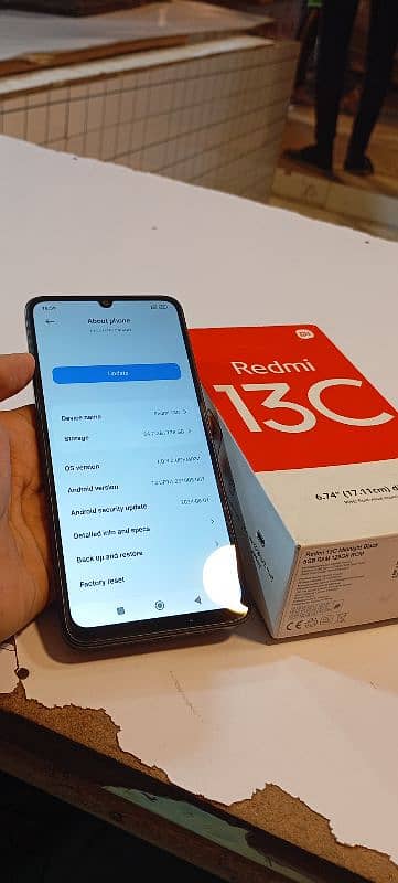 redmi 13 c  6 128 condition 10 by 10 0