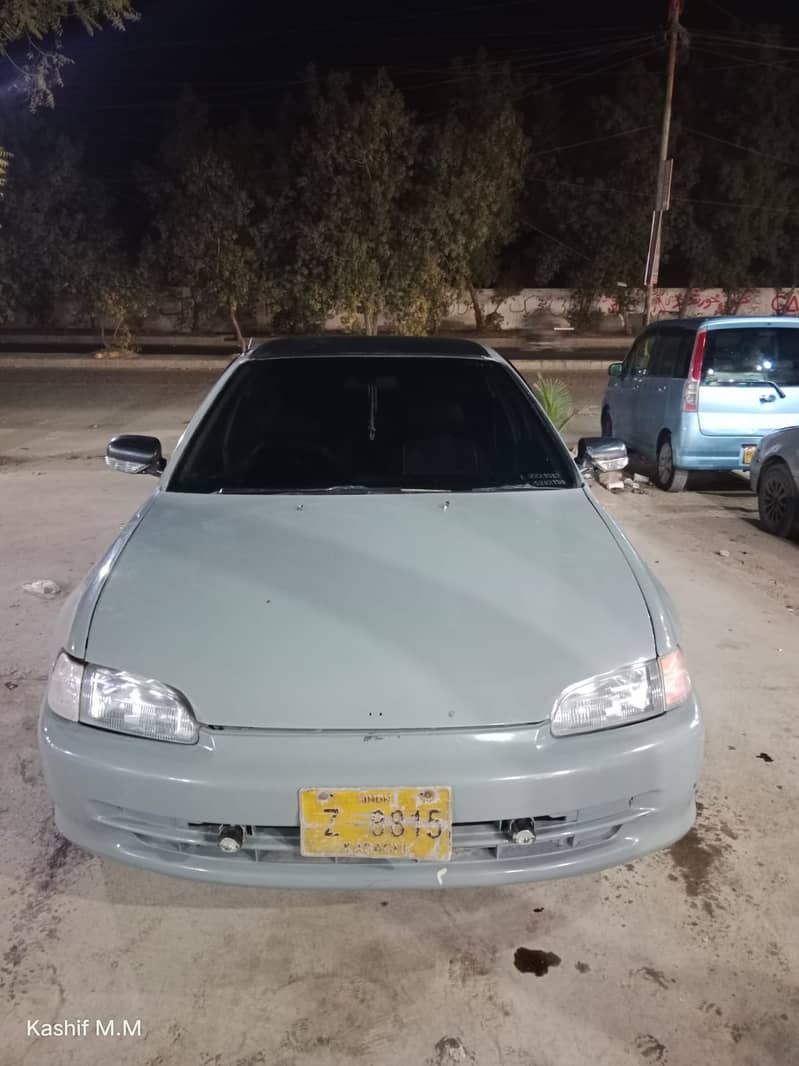 Honda civic Model 1995 - nardo grey - D15 Engine 6