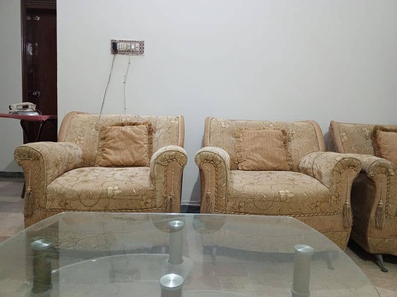 7 seater sofa set with center table 5