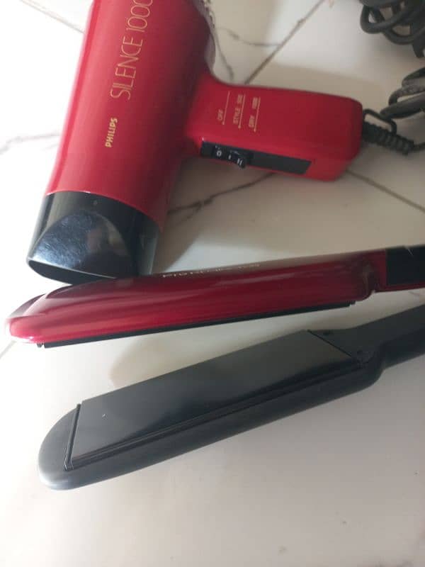 Hair straightener and dryer 1