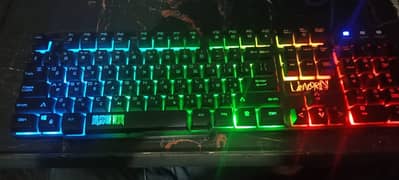 Unicorn Dragon War RGB Gaming Keyboard 