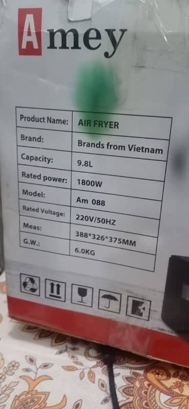 AMEY 9.8 L 1800w Air Fryer 5