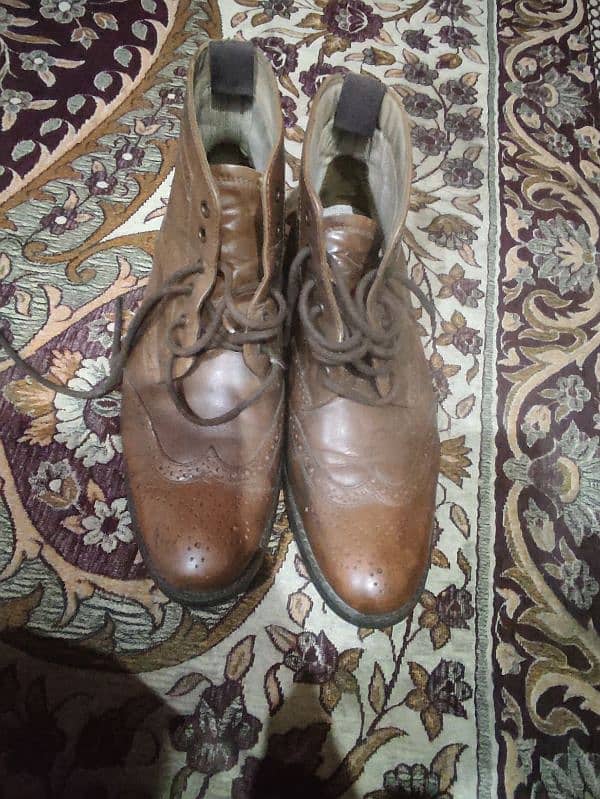 45 number shoes original 100% leather urgent for sale 1