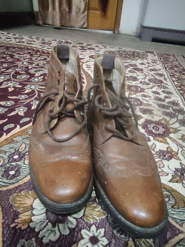 45 number shoes original 100% leather urgent for sale 4