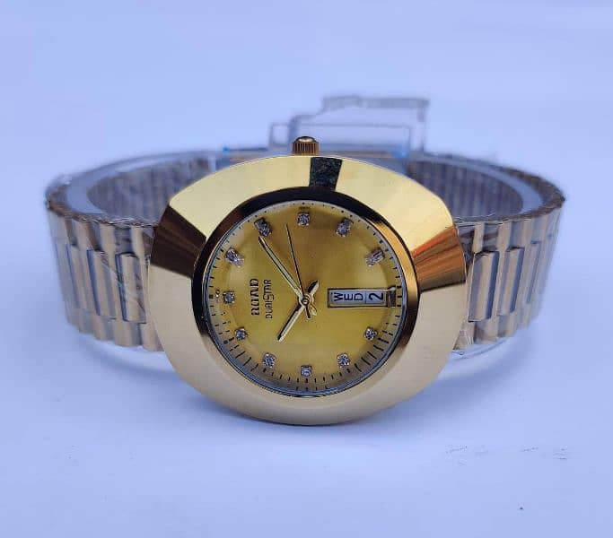 men's formula analogue watch gold colour steelness steel comfortable 0