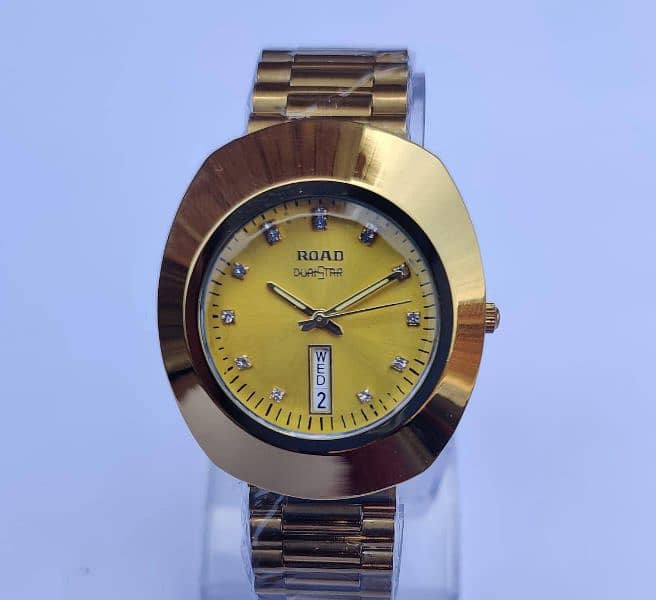 men's formula analogue watch gold colour steelness steel comfortable 2