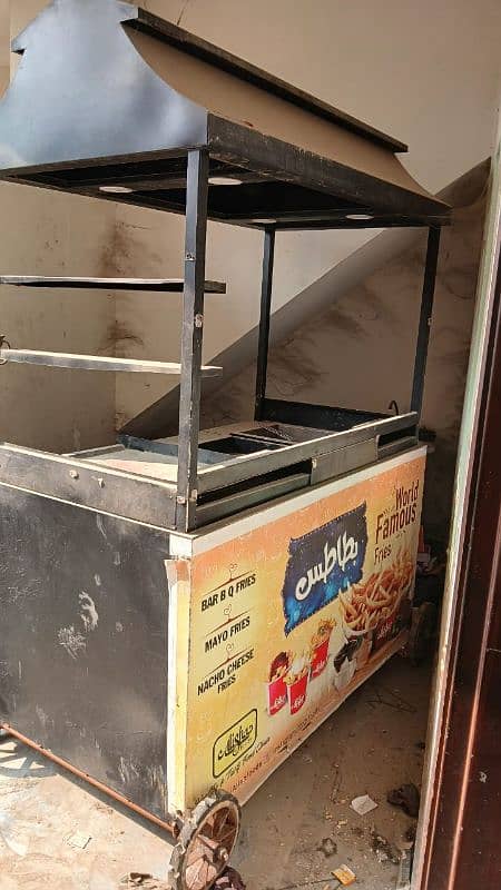 Fast Food Stall All Made Of pure stainless steel 2