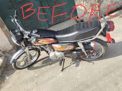 Honda cg125 black