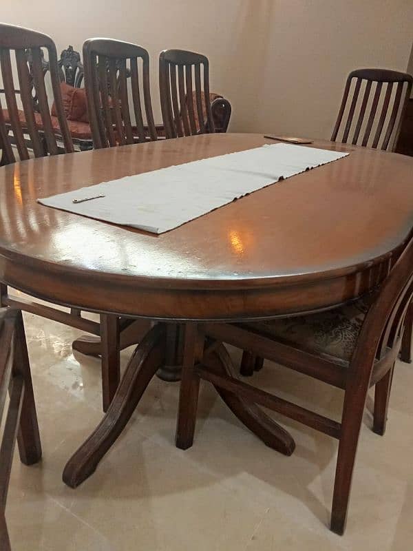 Sheesham wood dining table 1