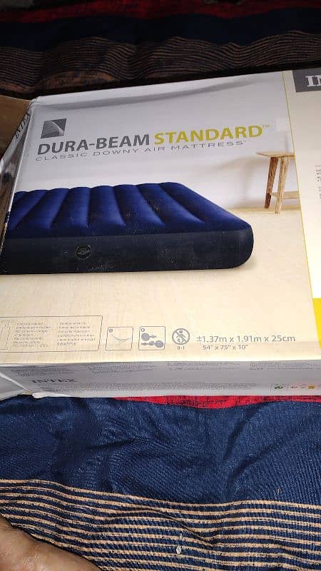 Intex Air Mattress 75x54 10 inch with electric pump 4