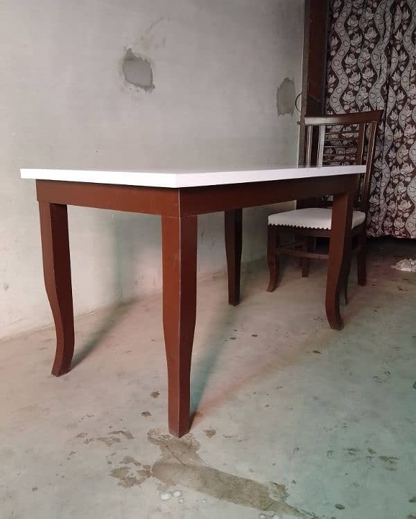 Wood Dining table & Chairs set 3