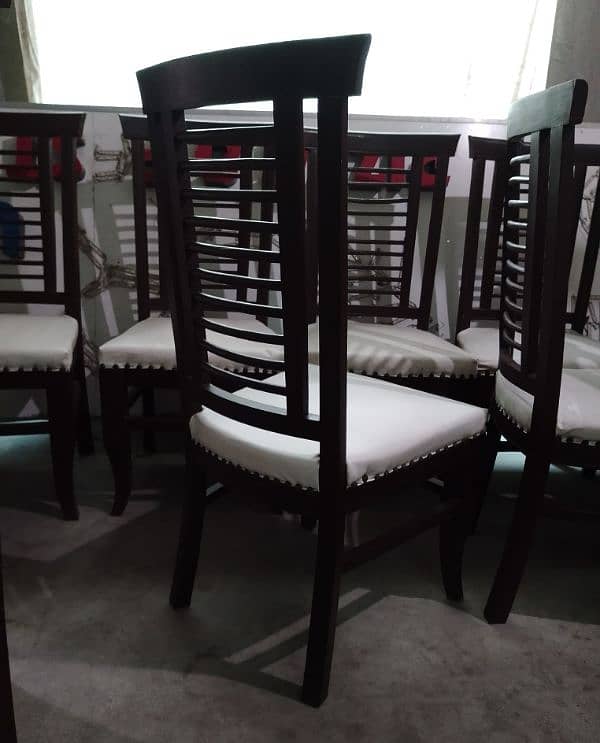 Wood Dining table & Chairs set 10