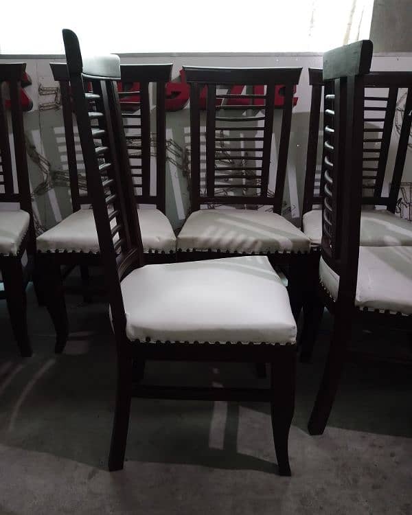 Wood Dining table & Chairs set 11