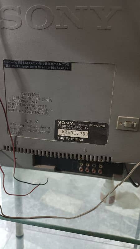 Sony TV with woofer's 2