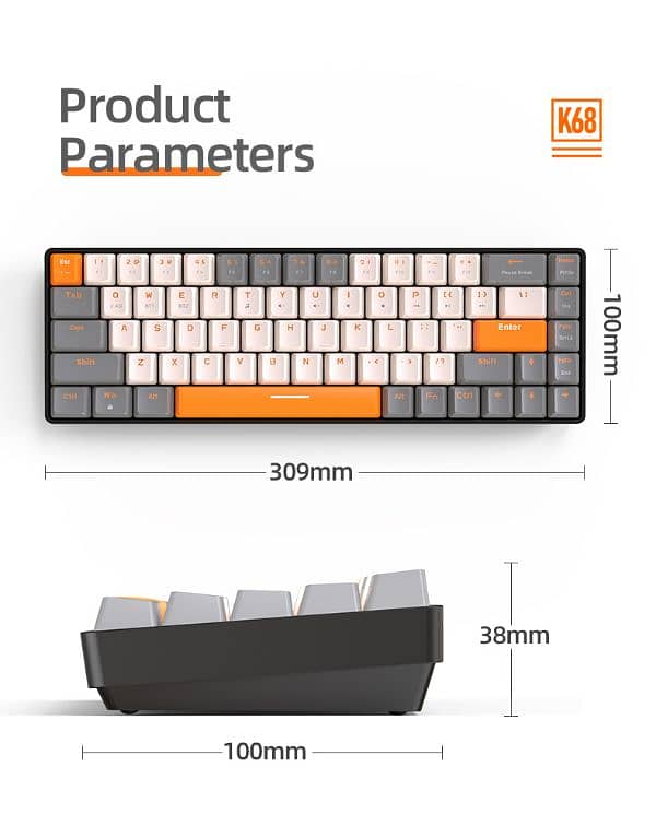 wireless Mechanical Keyboard 4