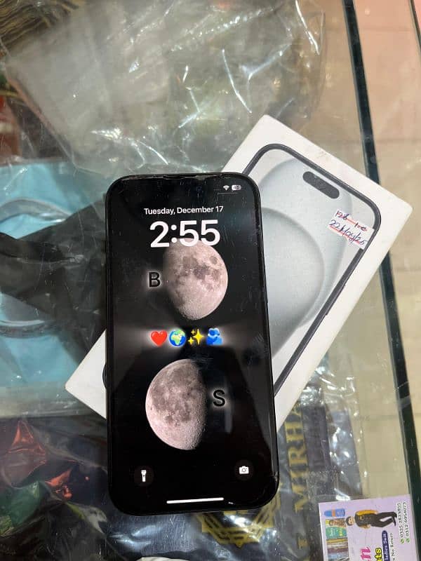 iphone 15 non pta with box  srf 1 month use howa hai 0