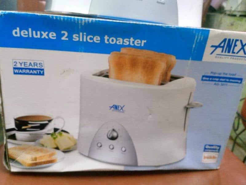 Anex deluxe 2 slice toaster 1