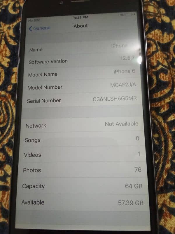 64GB 100% Original iPhone 6 10/10 3