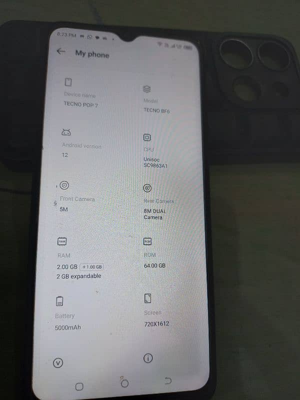 Tecno pop 7  3+1 just like new with warranty 5