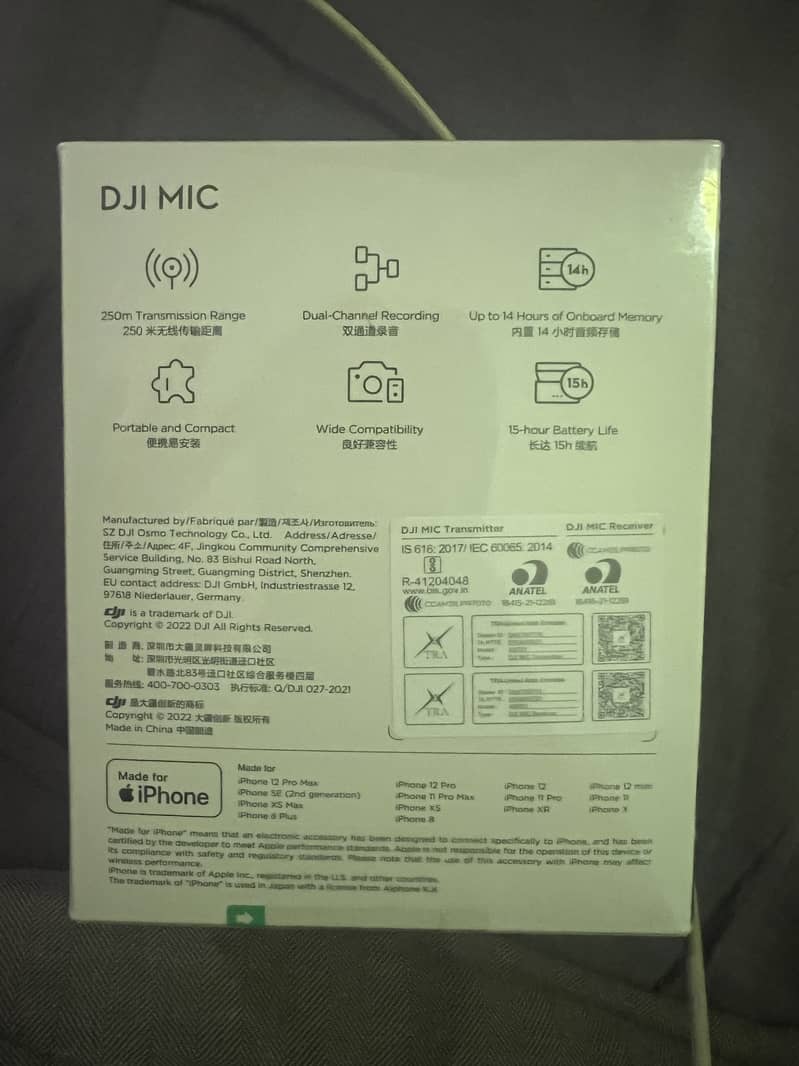 DJI mic - wirless microphone for 2 persons 3