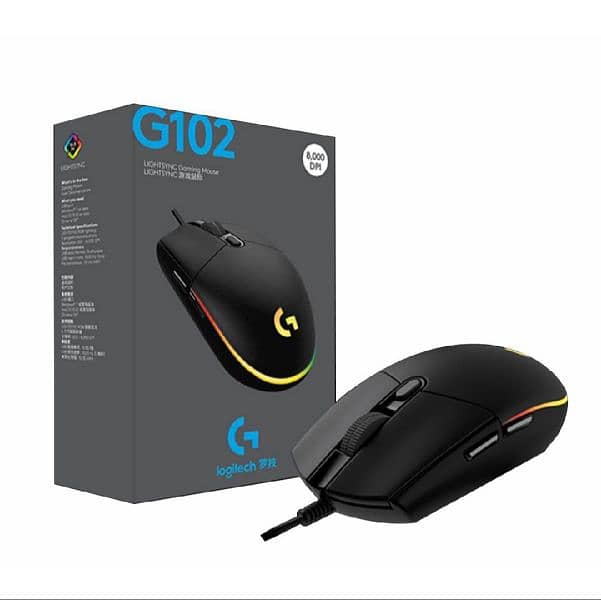 Logitech G102 Rgb Gaming Mouse brand new 0