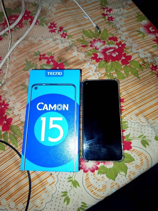 Tecno coman 15 /4/128 with box 1