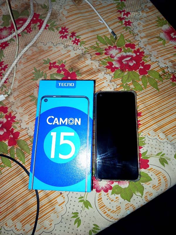 Tecno coman 15 /4/128 with box 2