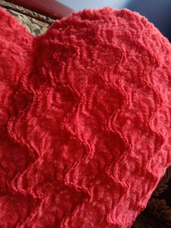 Heart Shaped pillow As New Condition 1