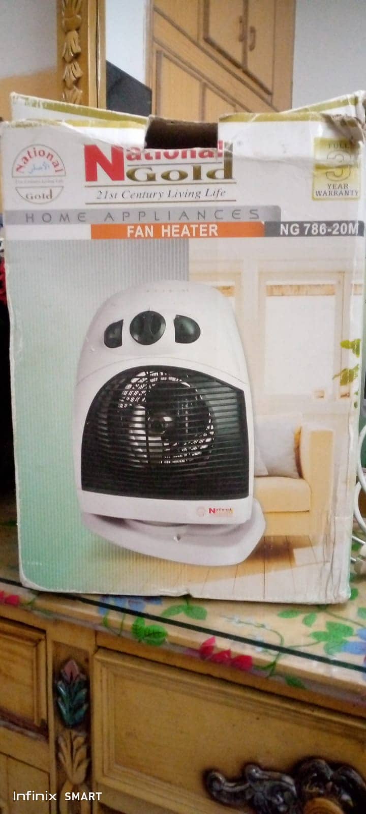 National Electrical Fan heater 1