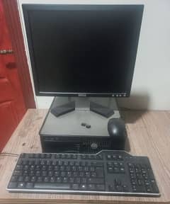 SSD installed DELL Desktop PC with complete accessories