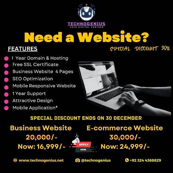 Get Website for Your business now 0