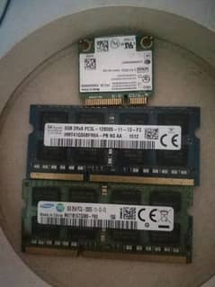 DDR3L 8GB 2x ram with Wi-Fi card