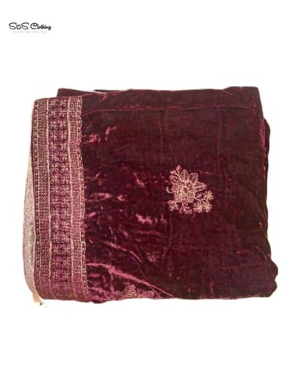 WOMENS | VELVET | WINTER | SHAWL 0