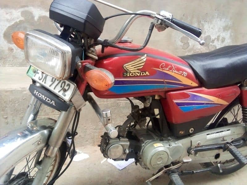 Honda CD 70 model 2006 old is gold my no 0305-7014214 0