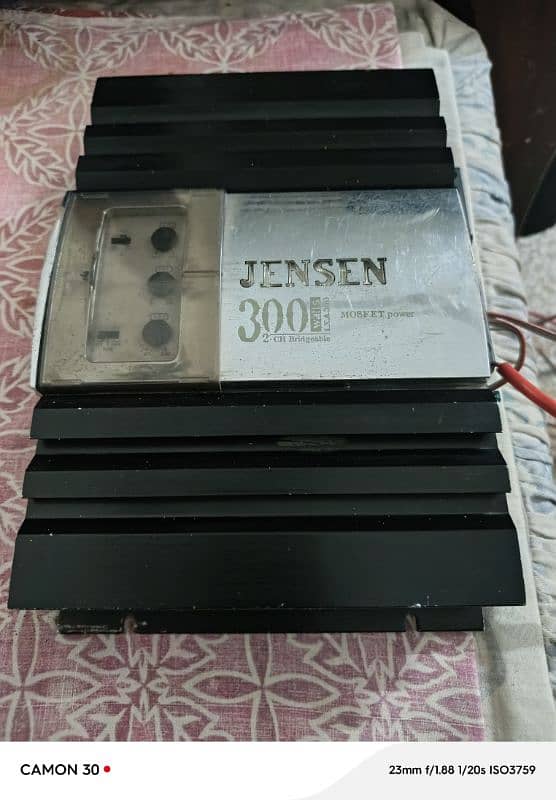 2 channel amplifier and Japanese woofer 3