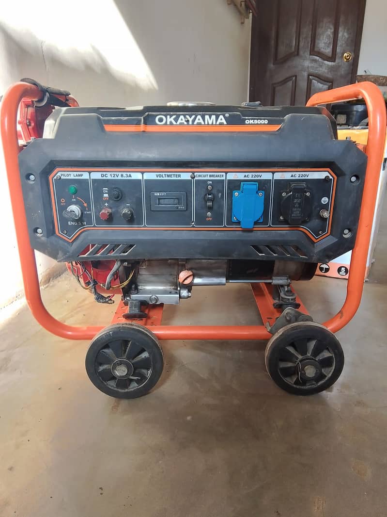 OKAYAMA 3.5-KVA FULL COOPER GASOLINE GENERATOR. 0