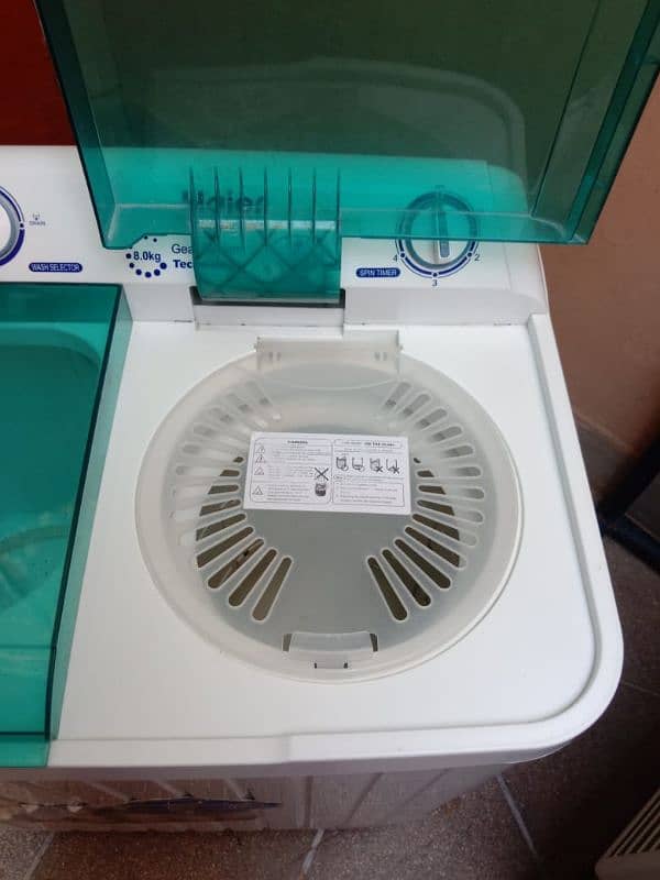 Haier washing machine 2