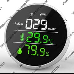 Air Quality Tester Monitor for home outdoor AQI METER SMOG PM2.5