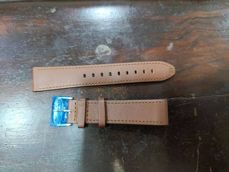 Original brown Leather branded strap in 20 mm in 1500 only 0