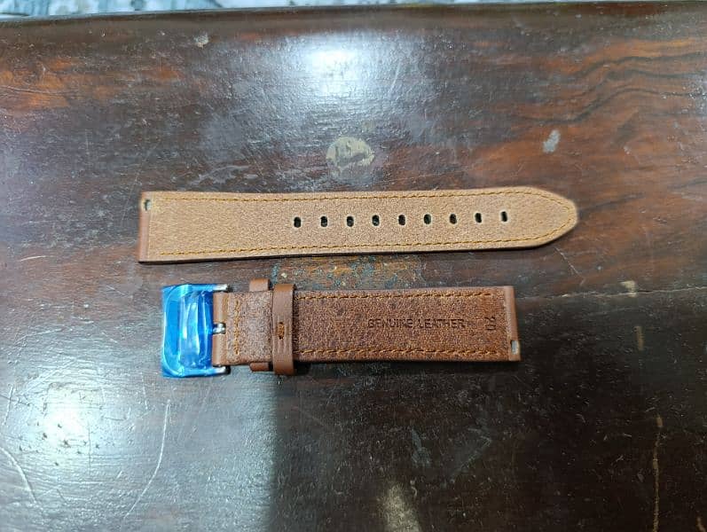 Original brown Leather branded strap in 20 mm in 1500 only 1