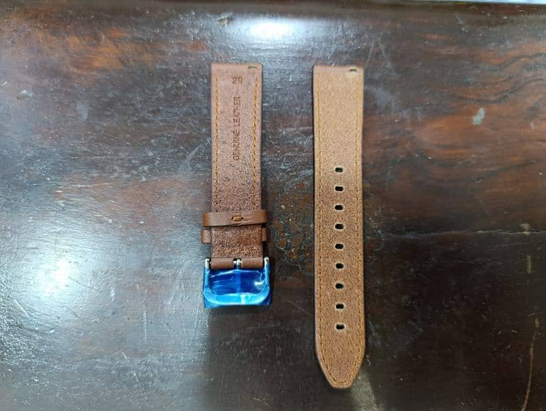 Original brown Leather branded strap in 20 mm in 1500 only 2