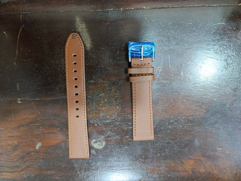 Original brown Leather branded strap in 20 mm in 1500 only 5