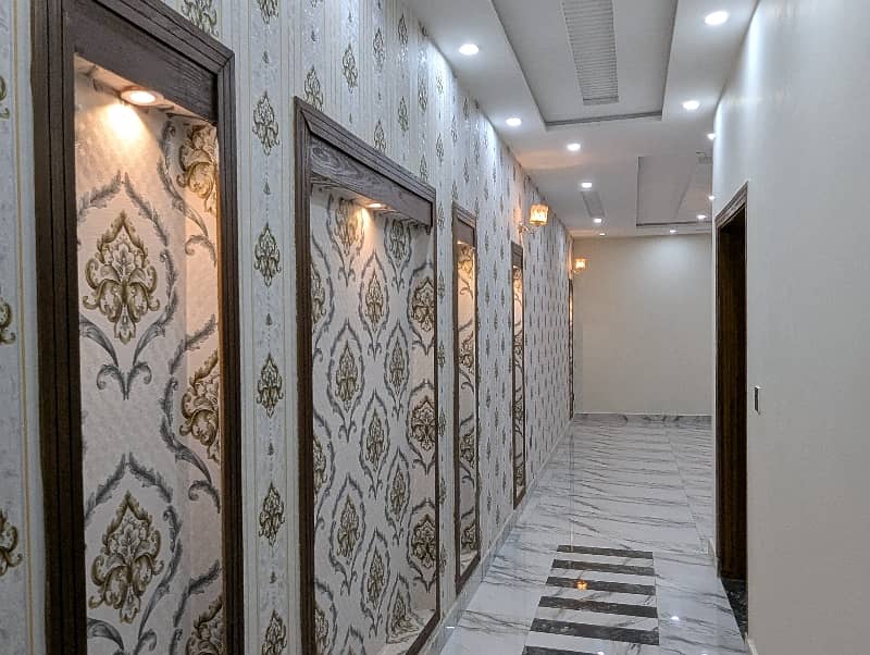 10 Marla Brand New Luxury Spanish Style Double Storey Double Unit House Available For Sale In Architect Society Near UCP University Surrounding Joher Town Lahore. 19