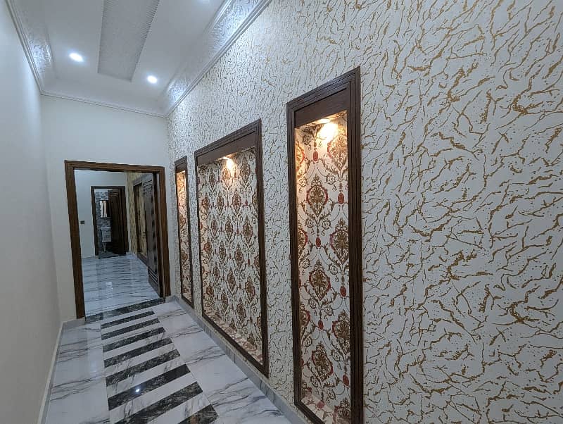 10 Marla Brand New Luxury Spanish Style Double Storey Double Unit House Available For Sale In Architect Society Near UCP University Surrounding Joher Town Lahore. 32