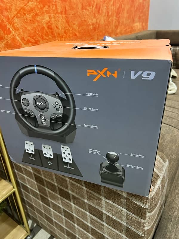 PXN v 900 gaming steering wheel compatibile with xbox ps 4 pc nintendo 1