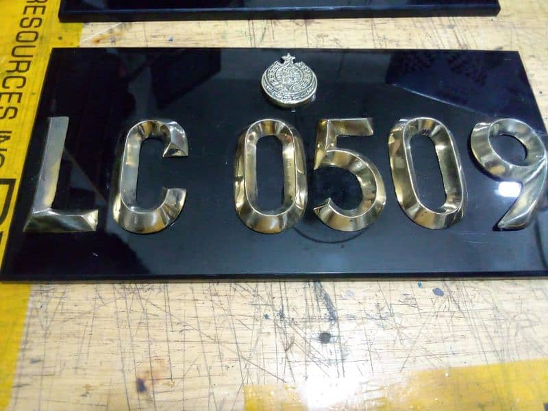 Car Number Plate Car Wrapping Car Gol Plate 03161126921 8