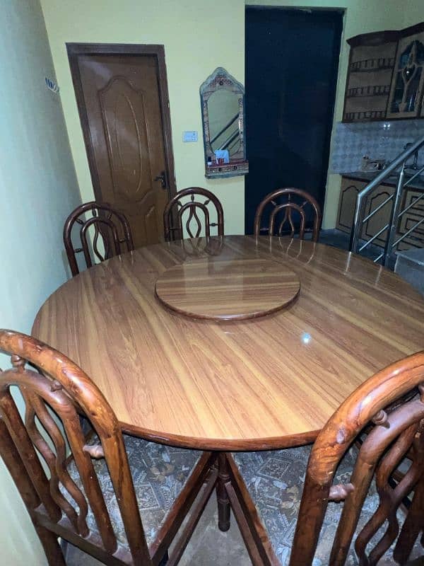 Pure Wooden Dining Table 5