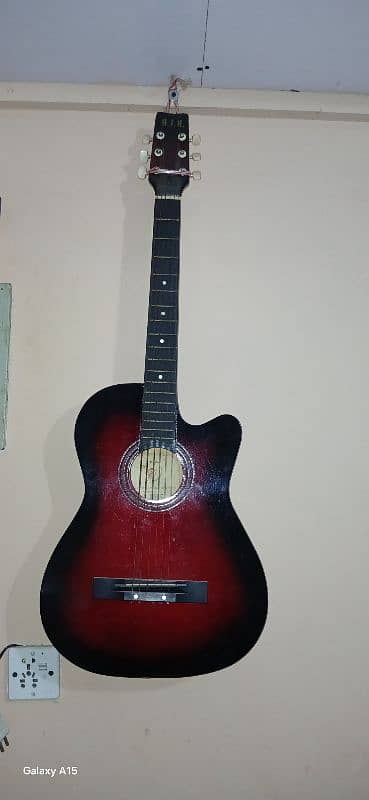 Brand New Red Acoustic Guitar | Perfect Sound & Style 1