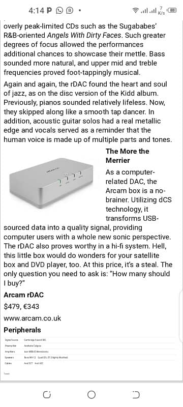 ARCAM r DAC 0