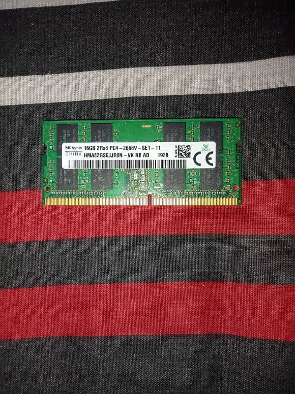 16 GB {DDR4} RAM for laptops| 3200Mhz{Urgent Sale} 0